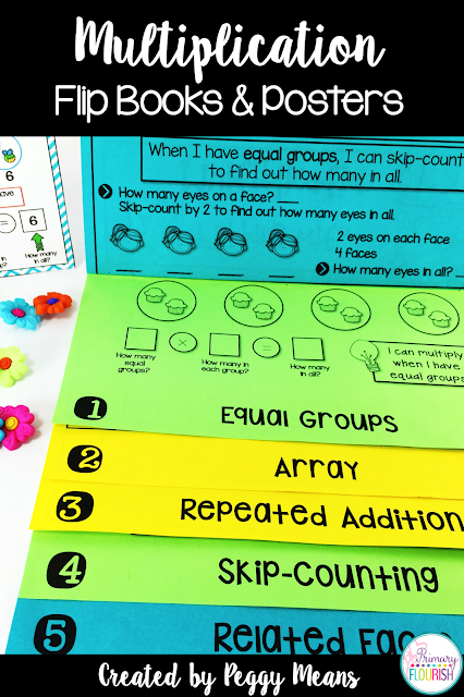 these multiplication strategies interactive flip books and anchor posters will help your students understand the concept