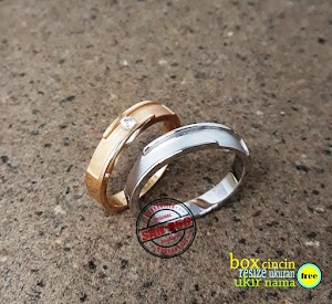 cincin emas kuning dan perak P76H cincin emas kuning dan perak P76H