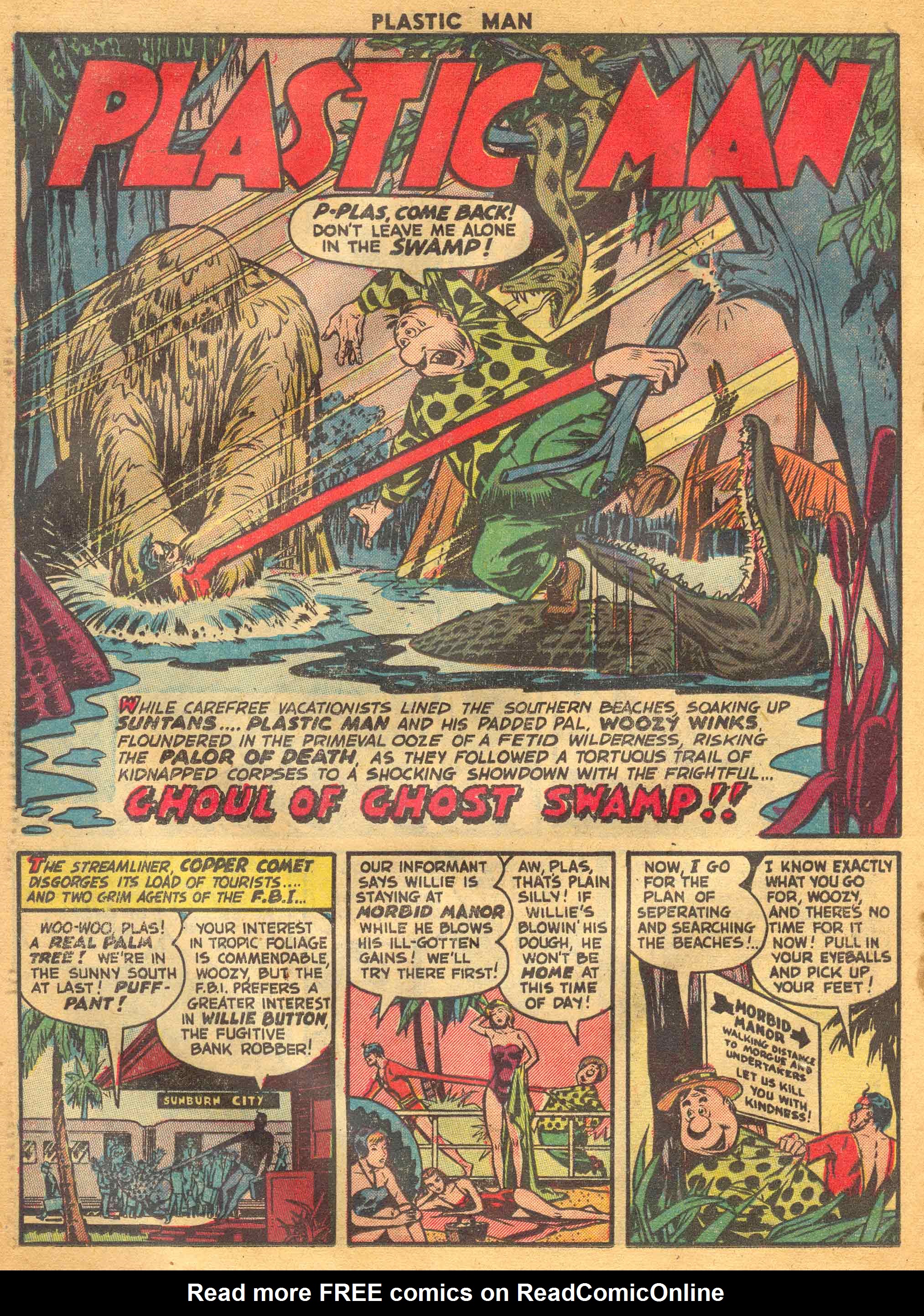 Read online Plastic Man (1943) comic -  Issue #40 - 18