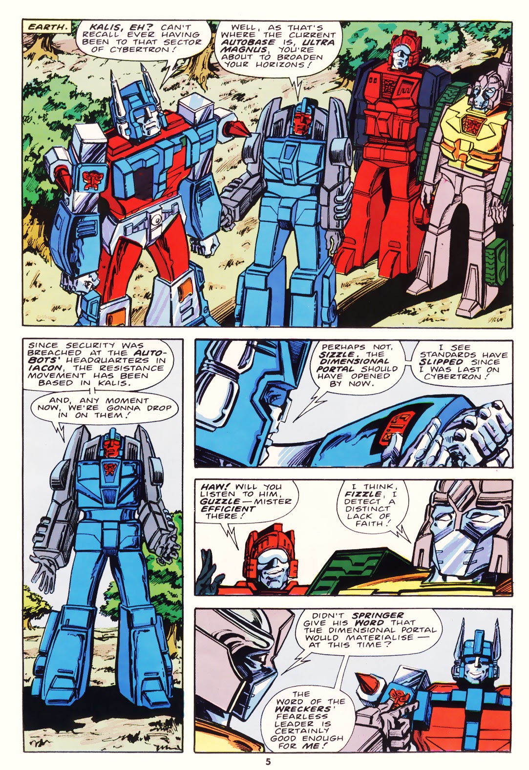 Read online The Transformers (UK) comic -  Issue #164 - 5