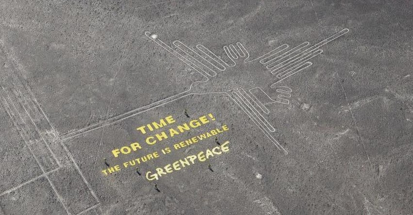 GREENPEACE: Dictan prisión suspendida para activista de ONG ambientalista por dañar Líneas de Nasca (Wolfgan Sadik) Ica GREENPEACE: Dictan prisión suspendida para activista de ONG ambientalista por dañar Líneas de Nasca (Wolfgan Sadik) Ica