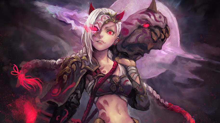 Jinx, Blood Moon, LoL, Art, 4K, #3.2198
