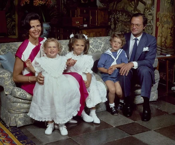 King Carl XVI Gustaf, Queen Silvia, Crown Princess Victoria, Princess Madeleine and Prince Carl Philip of Sweden