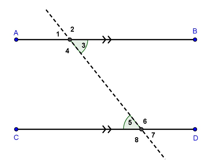 Matematika SMP Kanisius: Garis-garis sejajar dan Transversal