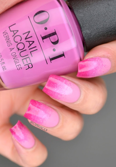 Pink Gradient Nail Art