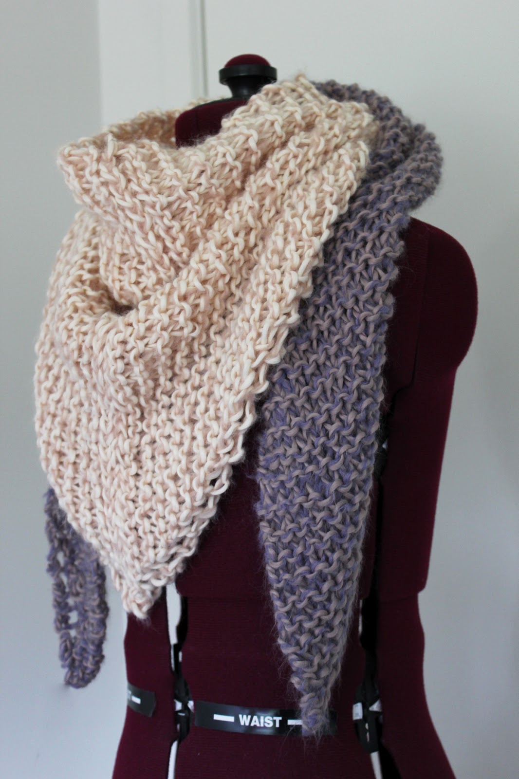 Triangle Scarf and Pattern