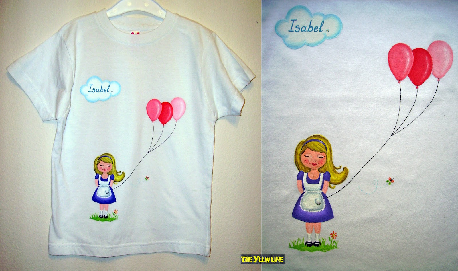 THE LINE: Camisetas para niños pintadas a mano