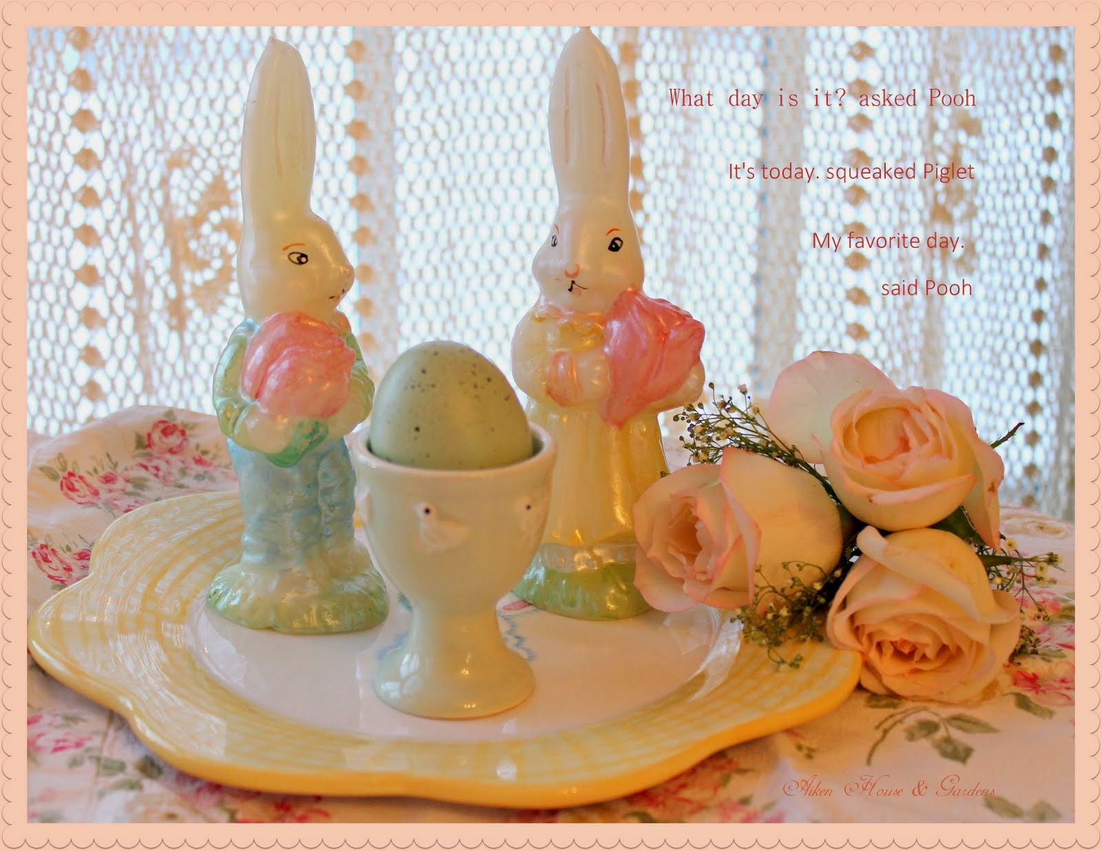 Пасхальное чаепитие у Керолайн