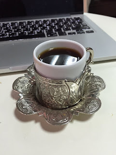 قهوة تركية مع الحلقوم 