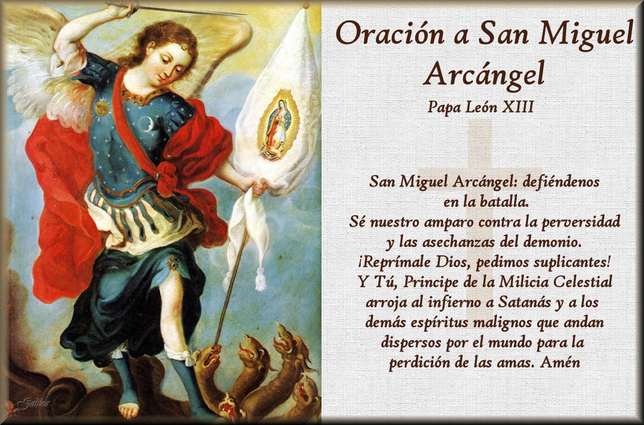 Testimonios para Crecer: Oración a San Miguel Arcangel