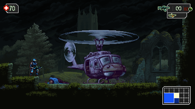 The Mummy Demastered - Helicopter in the forest area. It can be used to fast travel.