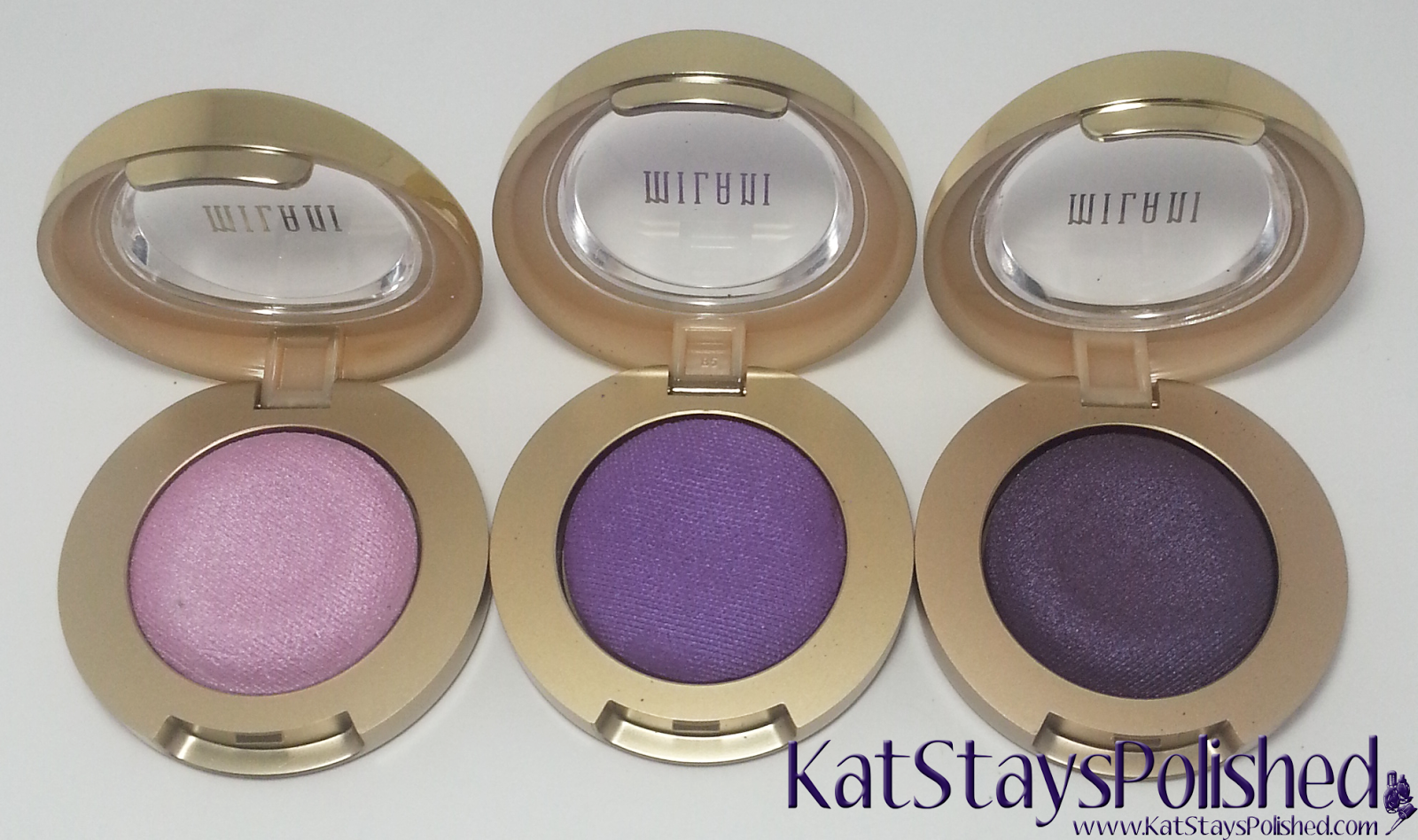 Milani Bella Eyes Gel Powder Eye Shadow - Pink - Violet - Purple | Kat Stays Polished