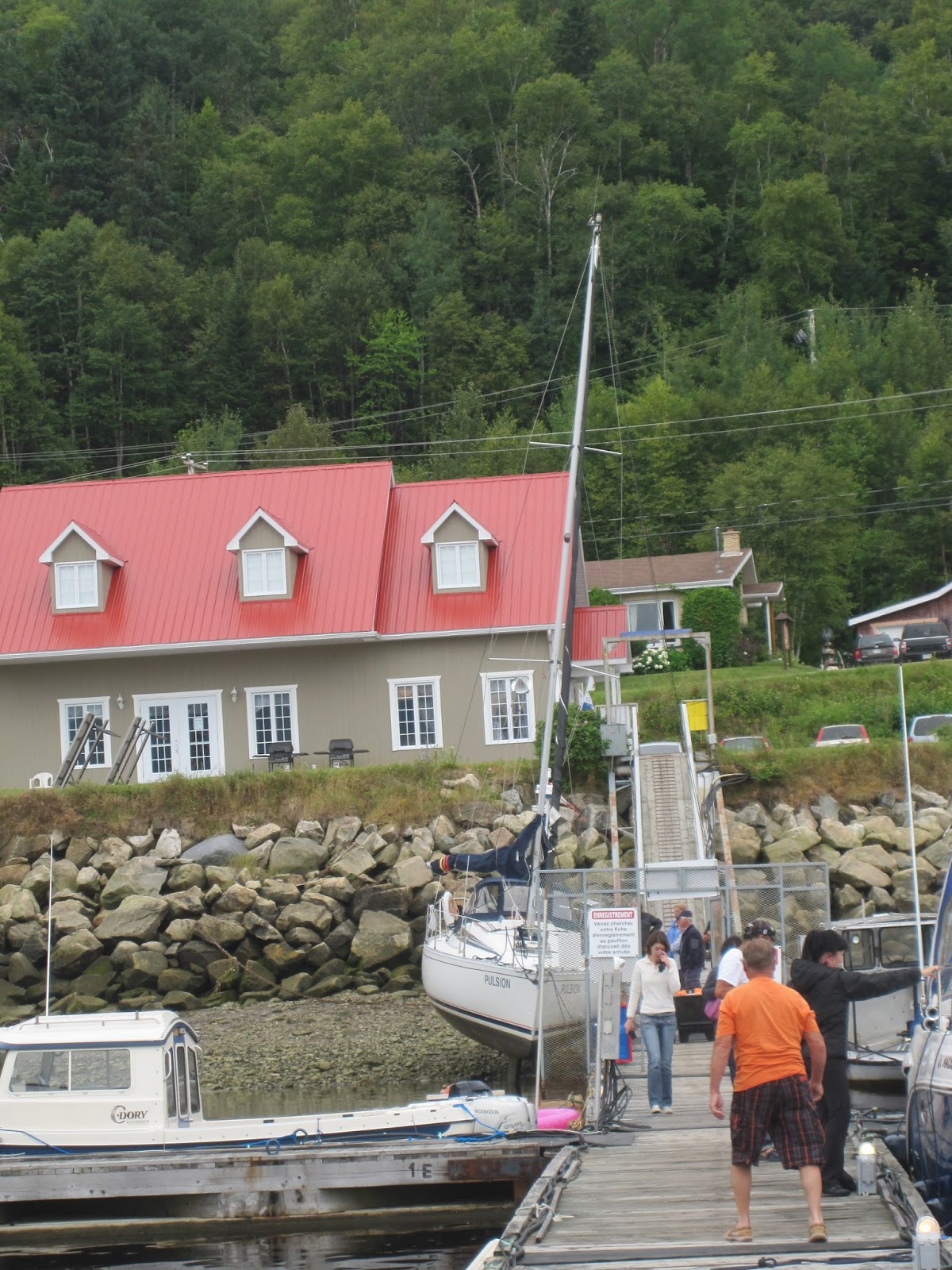 MODAKI back tracking to Anse Saint Jean Aug.10/12