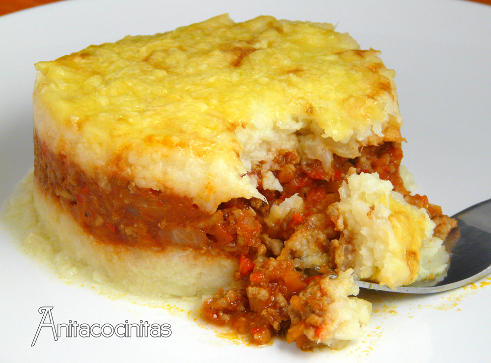 Anita Cocinitas Pastel de carne y coliflor