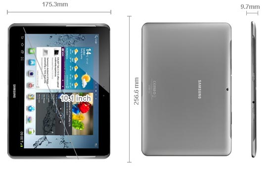Samsung Galaxy 10.1 Характеристики