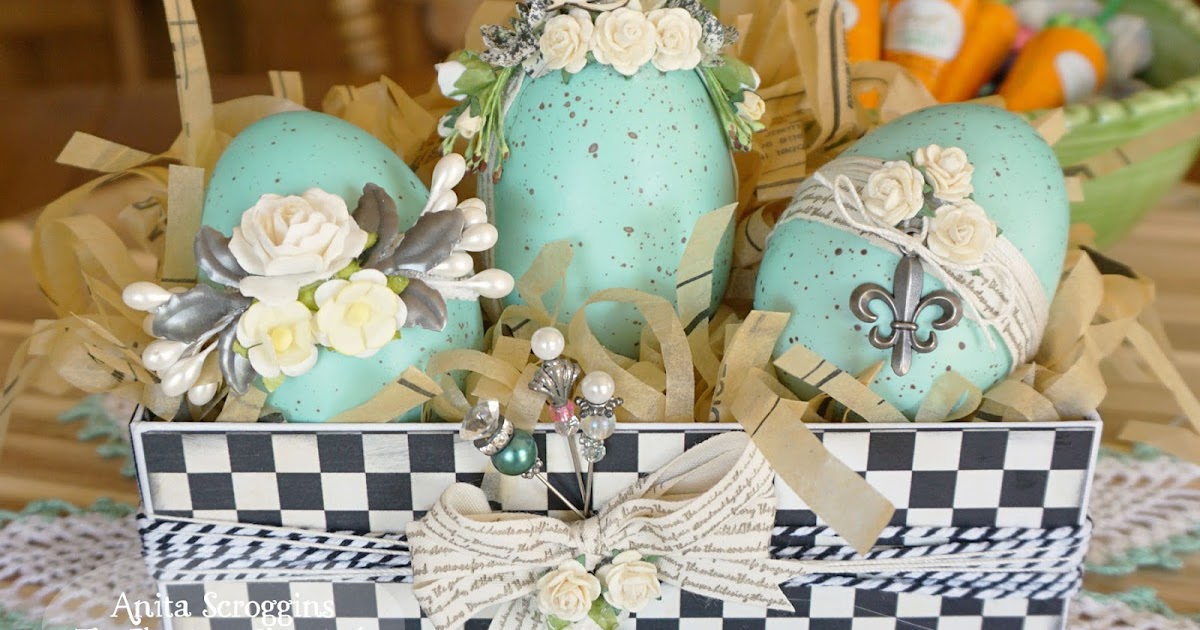 Vintage Easter Eggs in a Homemade Basket The Flamingo Chronicals