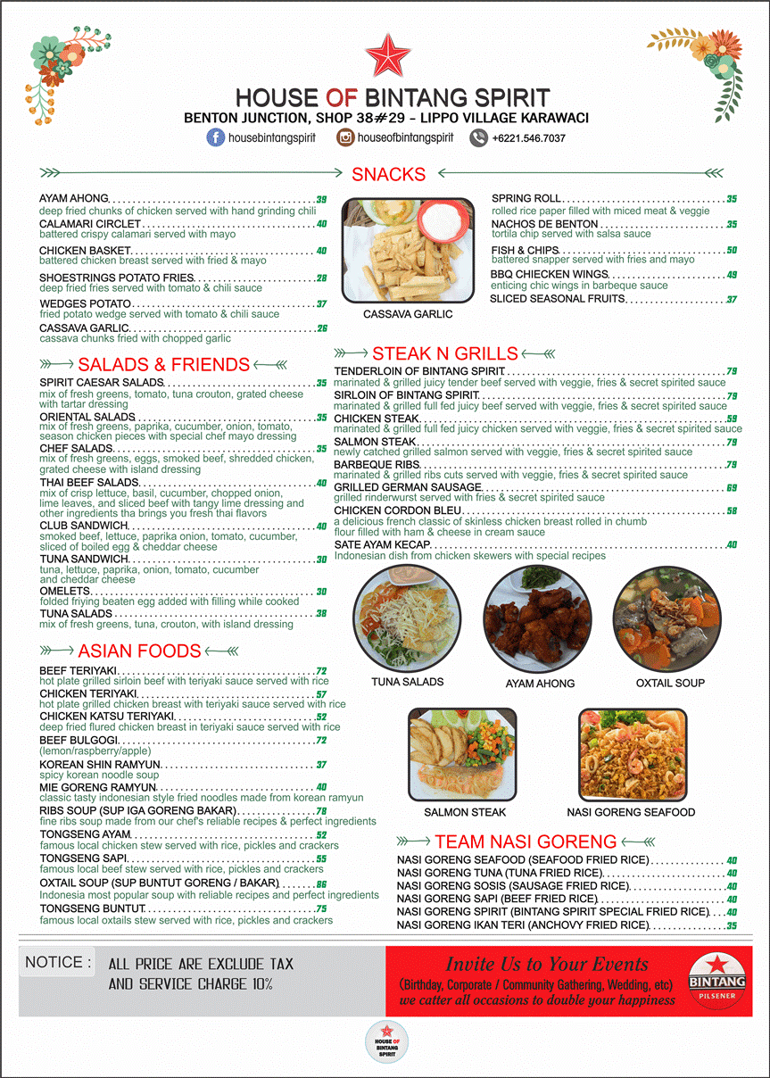 House Of Bintang Spirit : Kafe dan tempat nongkrong asyik ...