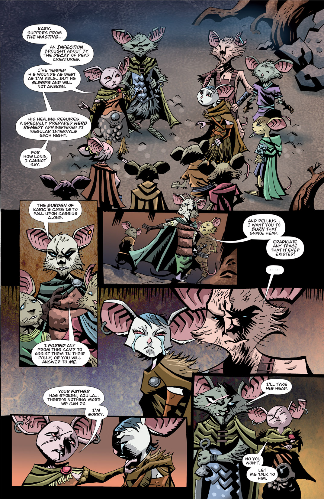 Read online The Mice Templar Volume 3: A Midwinter Night's Dream comic -  Issue #1 - 16