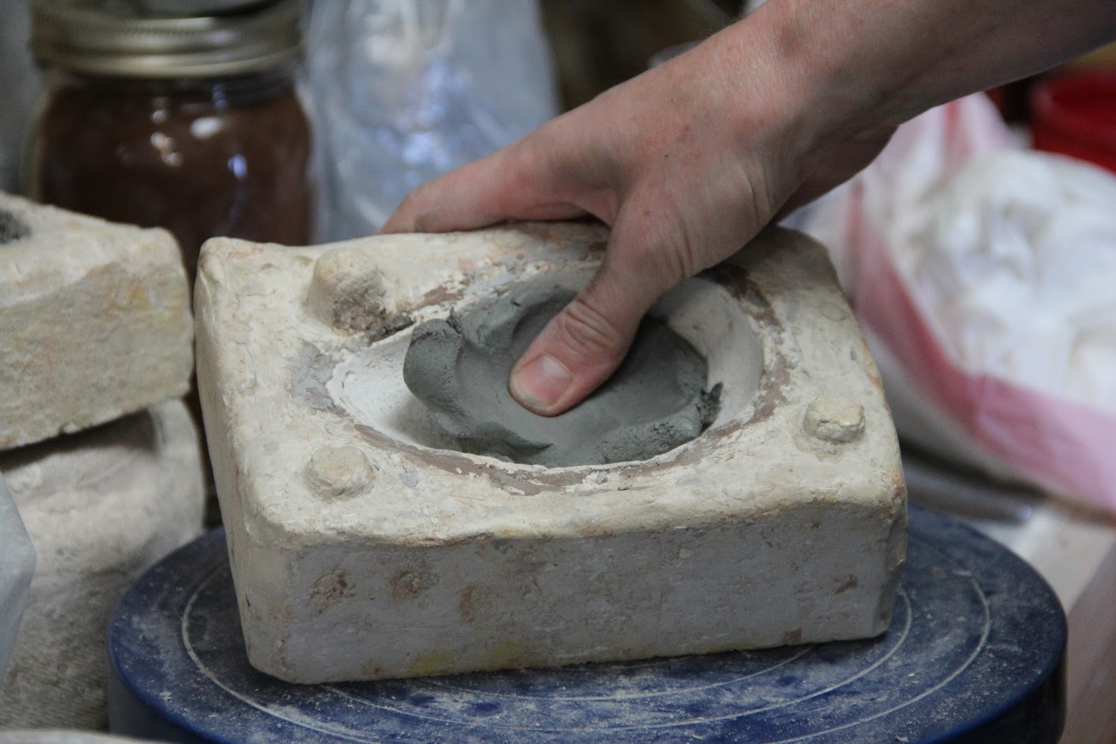 Rachel Dorn Ceramic Sculpture Press Mold Bulbs