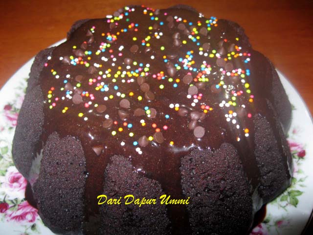 Dari Dapur Ummi: Kek Coklat Kukus Mudah lagi.