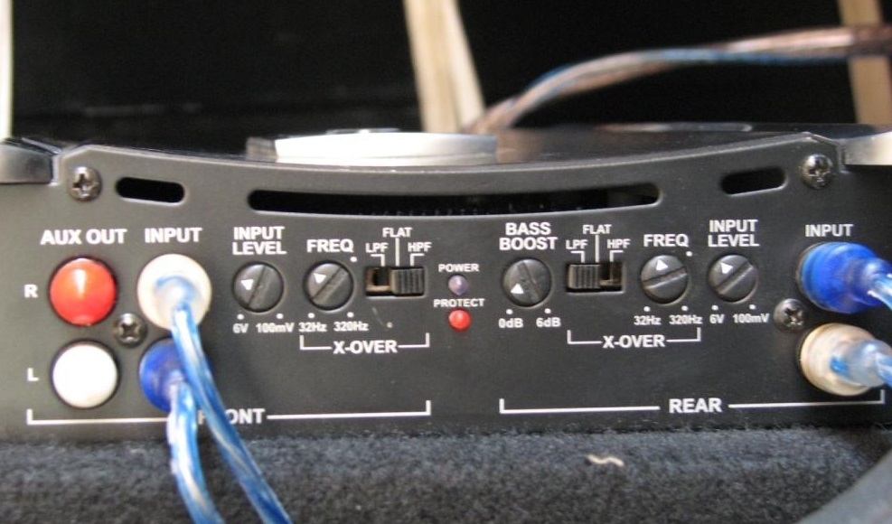 car speaker crossover settings