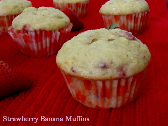 strawberry banana muffin