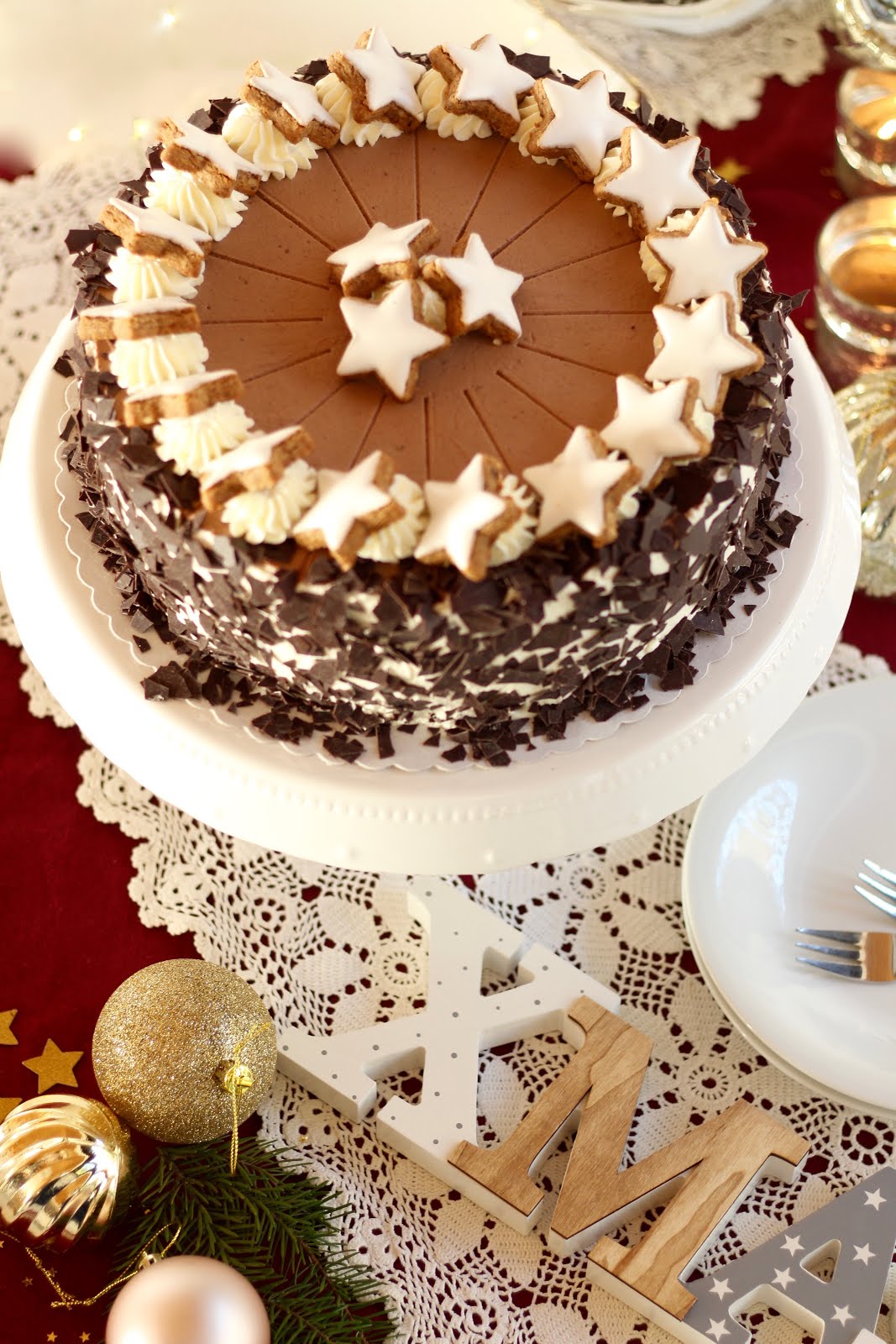 Festliche Schoko Zimtstern Torte Rezept Und Video Von