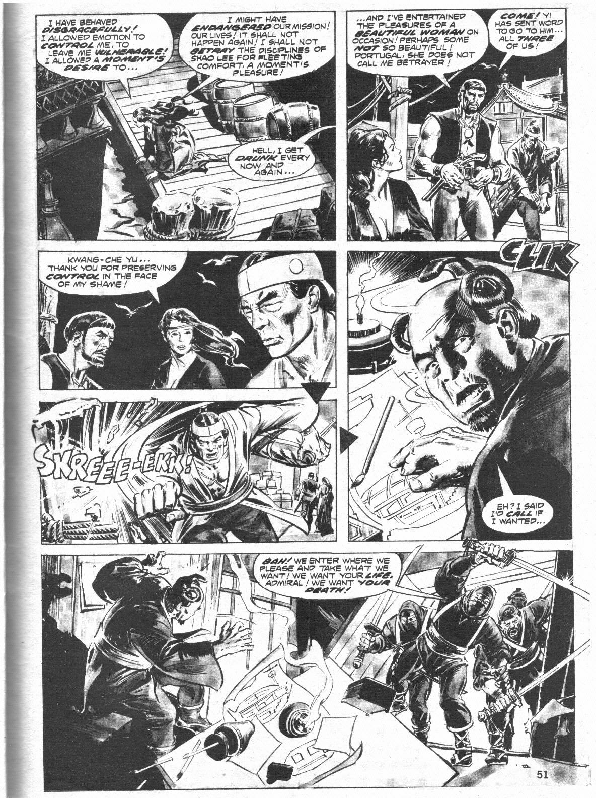 Read online The Deadly Hands of Kung Fu comic -  Issue #26 - 51