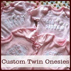 custom twin onesies