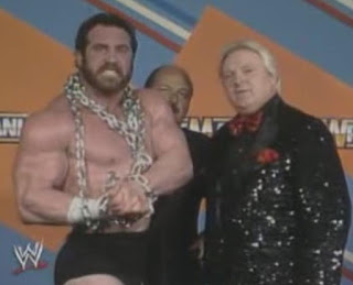 WWF / WWE Wrestlemania 3 Review - Hercules cuts a pre-match promo with Bobby Heenan