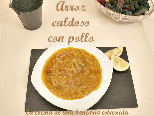 Arroz caldoso con pollo