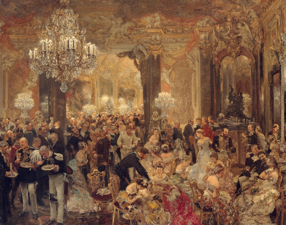Adolph Von Menzel 1815 1905 Catherine La Rose The Poet Of