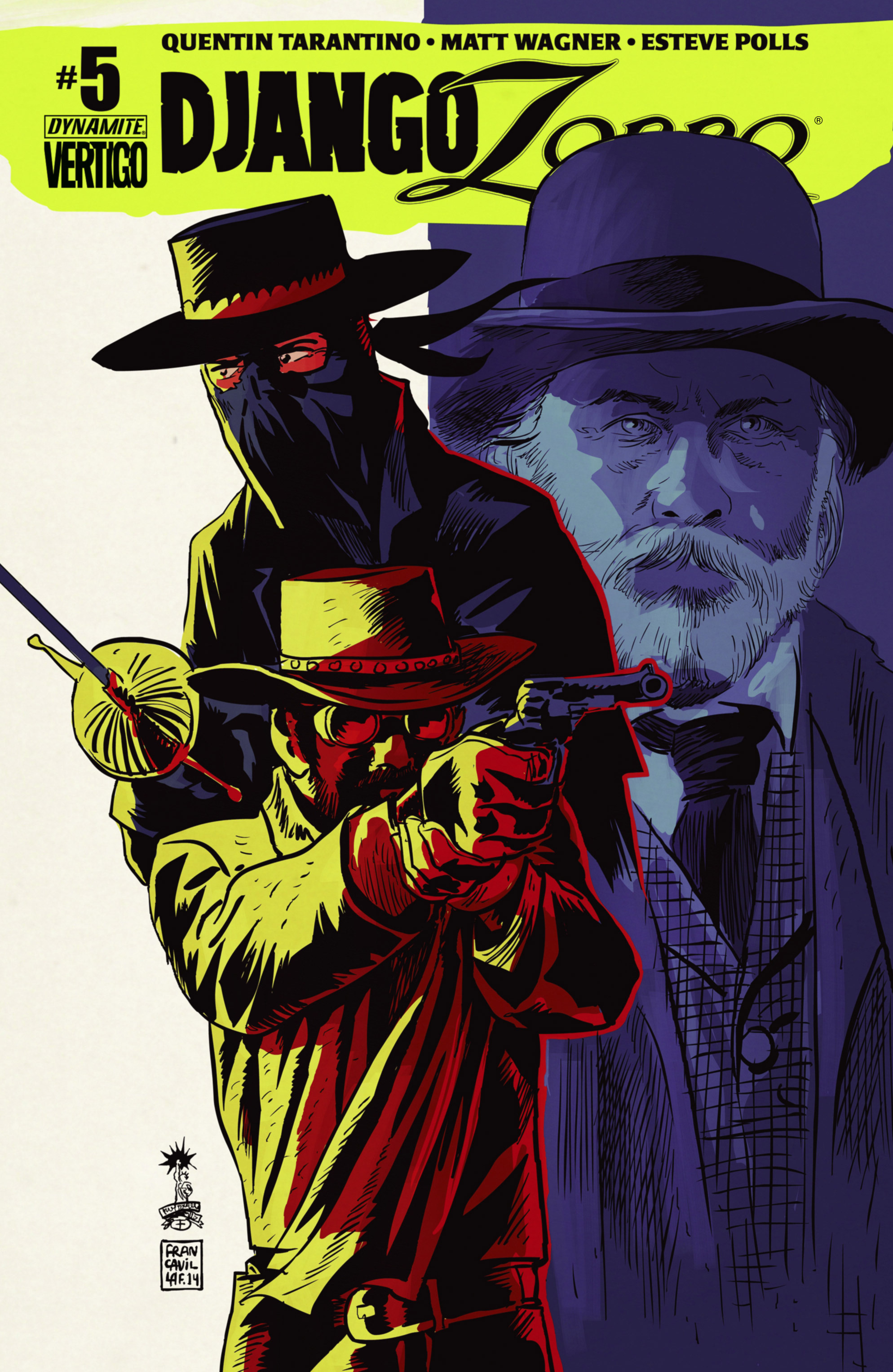 Read online Django/Zorro comic -  Issue #5 - 2