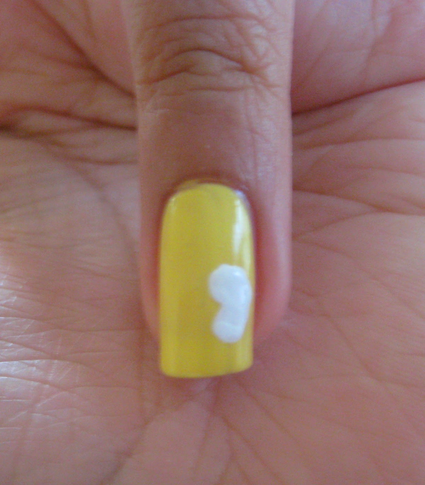 5 Finger Discount Cute Holiday Nail Art on a budget Baby Footprint