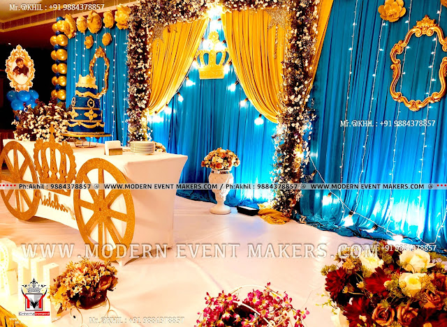 Royal Prince Theme Decorator in chennai From ModernEventMakers.com - Mr.Akhil - Ph: 9884378857 