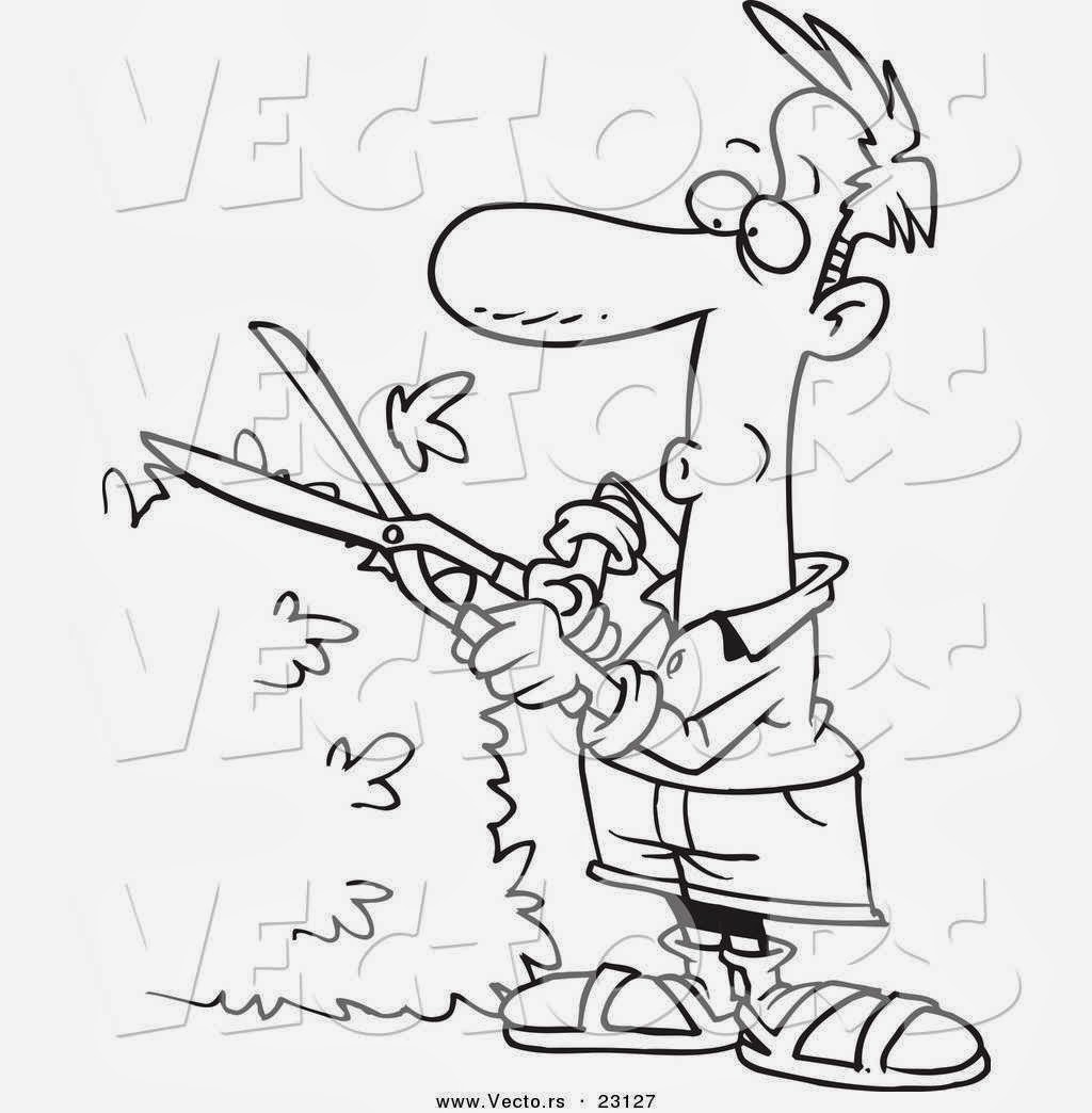 yard work coloring pages - photo #7
