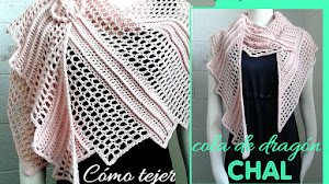 Cómo Tejer el Chal Escalonado a Crochet