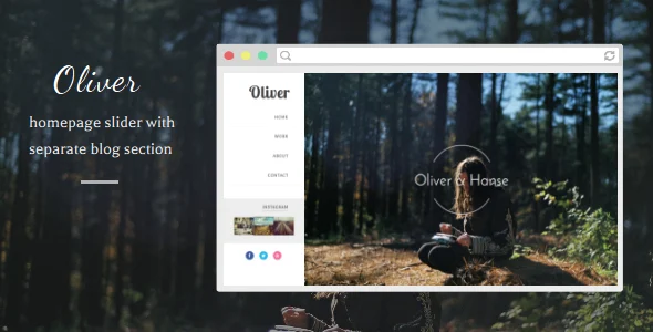 Oliver - Responsive Blogger Template