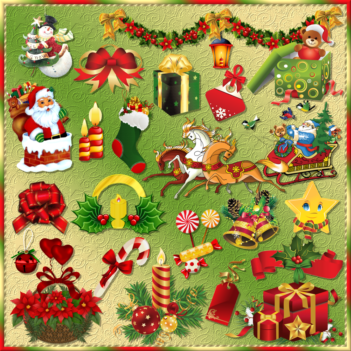 Creative Elegance Designs Happy Christmas Accents