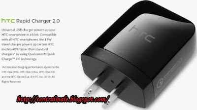  HTC Rapid Charger 2.0, speed up the battery charge