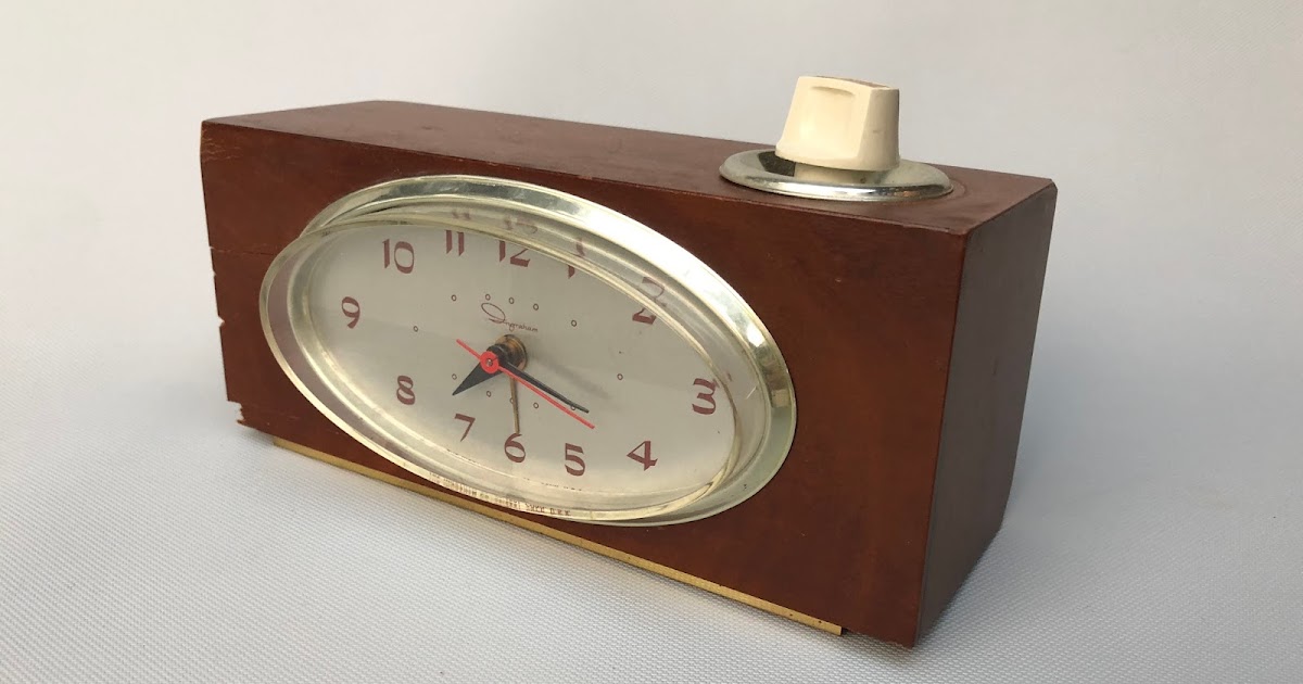 My Curious Clock Collection Ingraham Alarm Clock with Cigarette Lighter