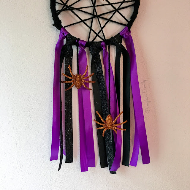 DIY Spider Web Embroidery Hoop