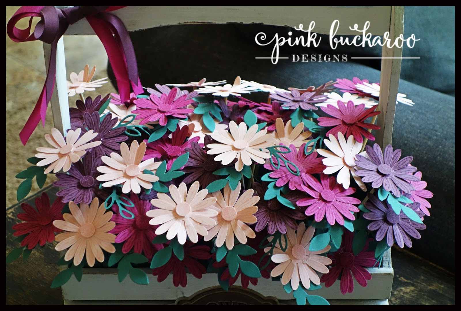 Pink Buckaroo Designs Daisy Bouquet