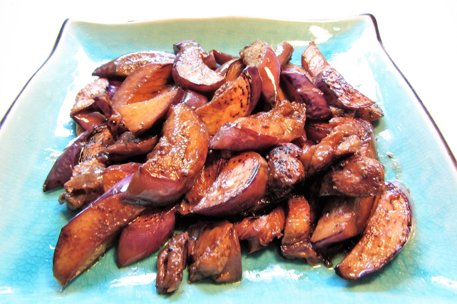 Adobong talong (eggplant)