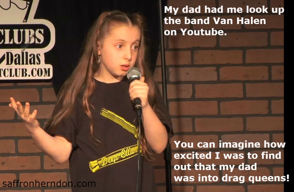 Skip's House of Chaos 11YearOld Comedienne Saffron Herndon