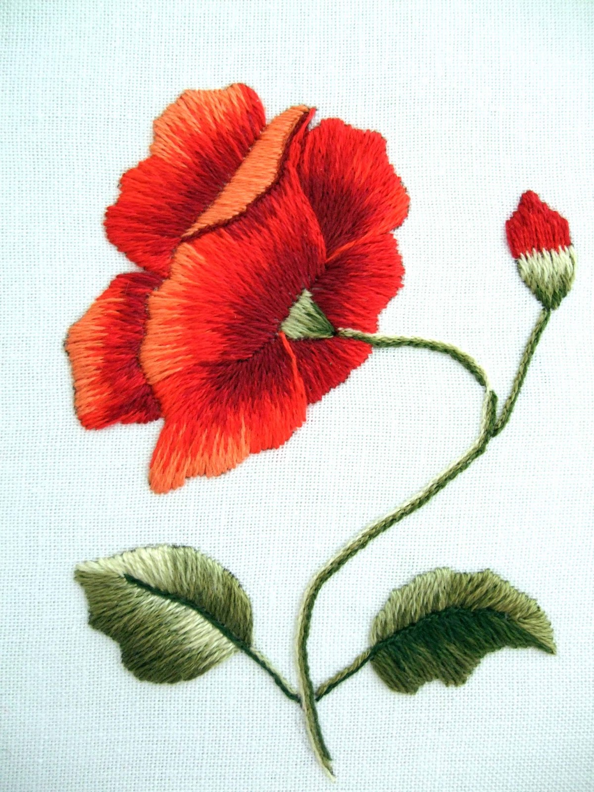 NEEDLE PAINTING EMBROIDERY_FLOWERS Blisse Design Studio