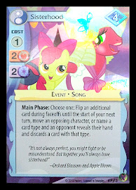 My Little Pony Sisterhood Marks in Time CCG Card