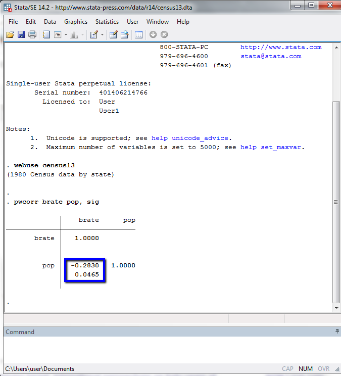 correlation in stata correlation in stata