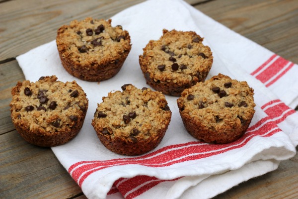 Healthy Oatmeal Chocolate Chip Muffins Cookies