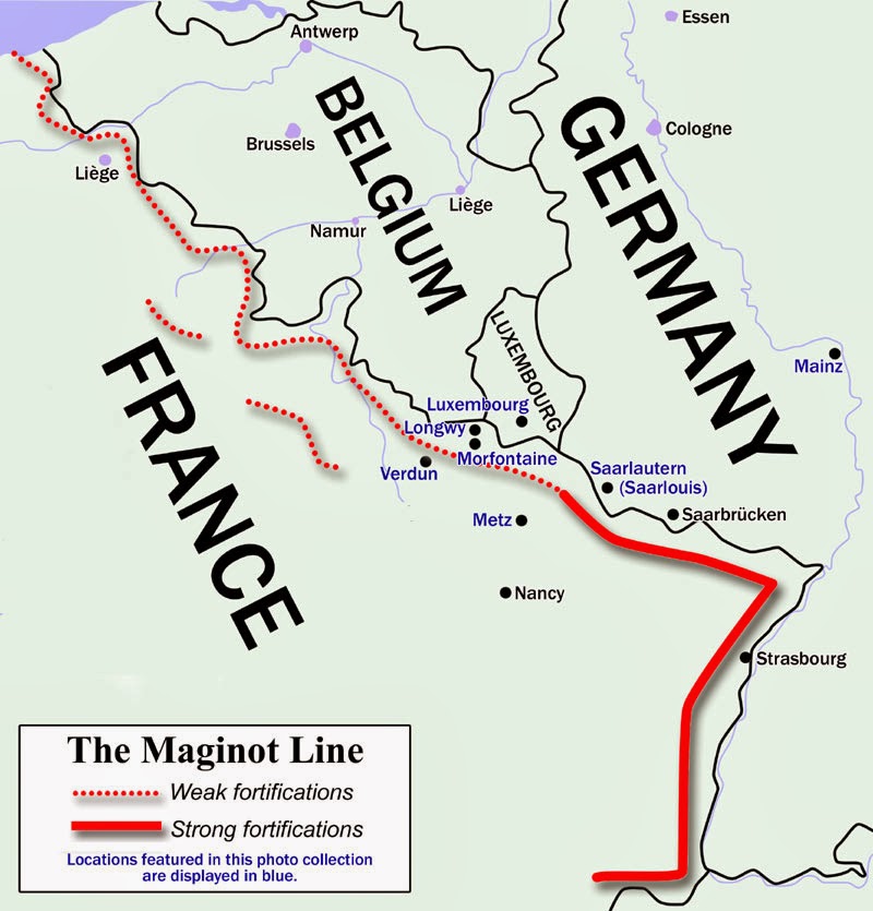 The Maginot Line Map